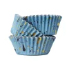PME Cupcake Vormpjes Blauw met Goud 30 stuks New