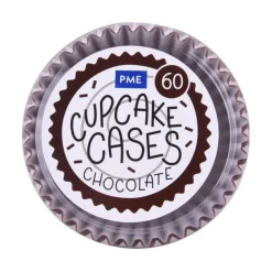 PME Cupcake Vormpjes Chocolade Bruin 60 stuks Best