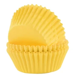PME Cupcake Vormpjes Geel 60 stuks Hot