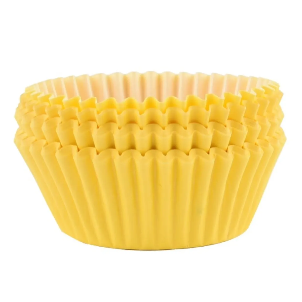 PME Cupcake Vormpjes Geel 60 stuks Hot