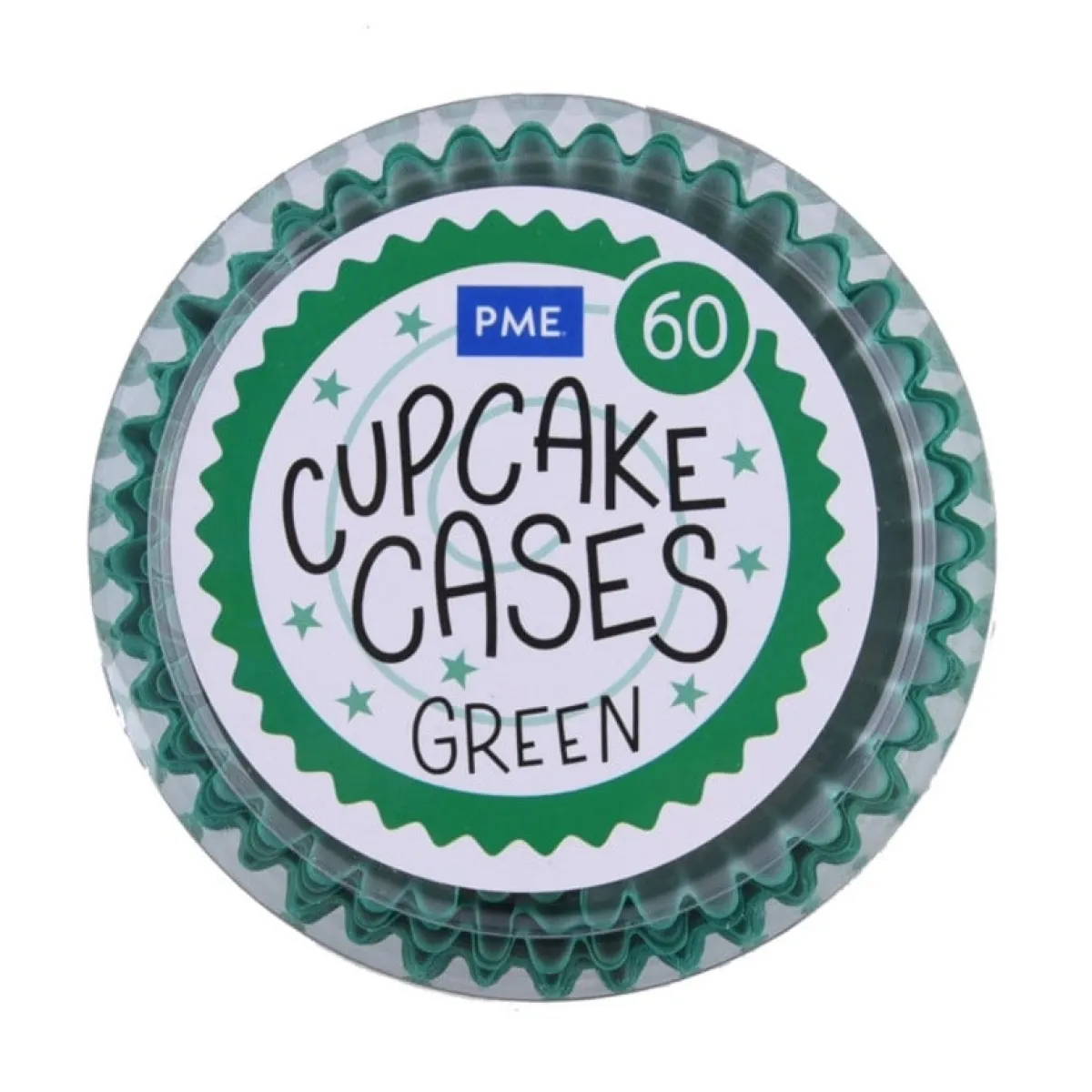 PME Cupcake Vormpjes Groen 60 stuks Hot