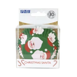 PME Cupcake Vormpjes Kerstman 30 stuks Clearance