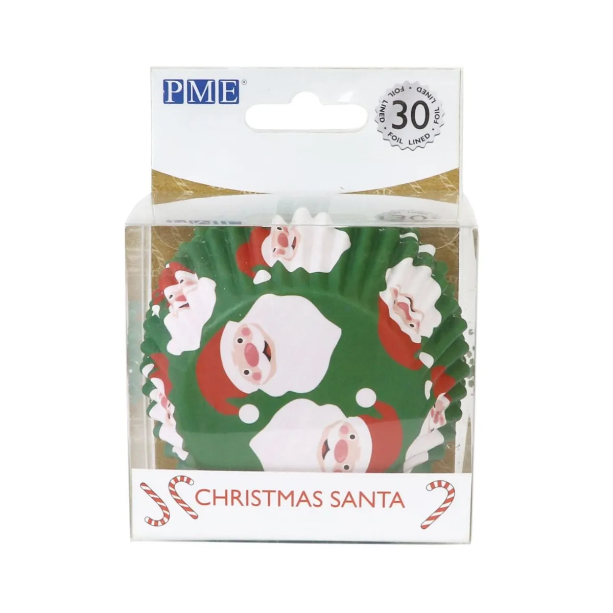 PME Cupcake Vormpjes Kerstman 30 stuks Clearance