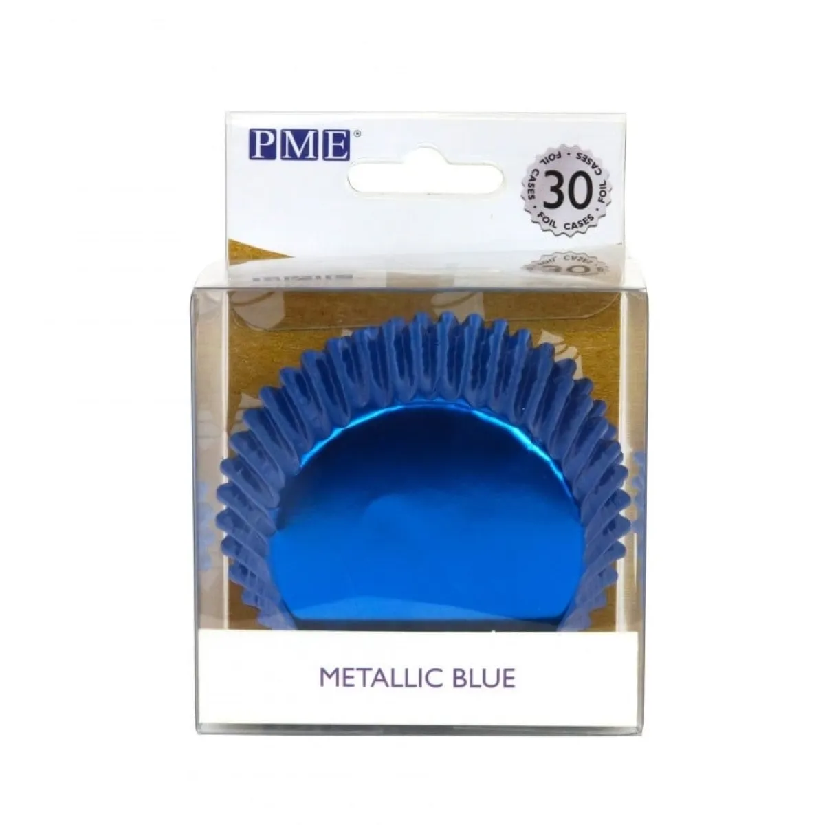 PME Cupcake Vormpjes Metallic Blauw 30 stuks Hot