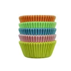 PME Cupcake Vormpjes MINI Pastel kleuren 100 stuks