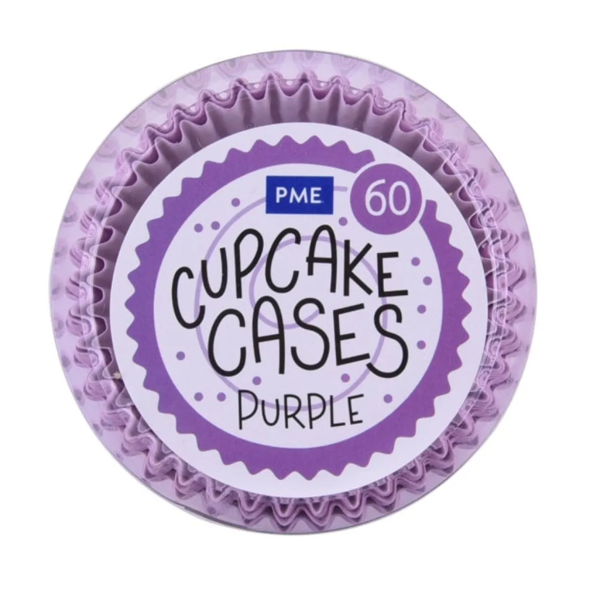 PME Cupcake Vormpjes Paars 60 stuks Hot