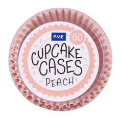 PME Cupcake Vormpjes Peach 60 stuks New