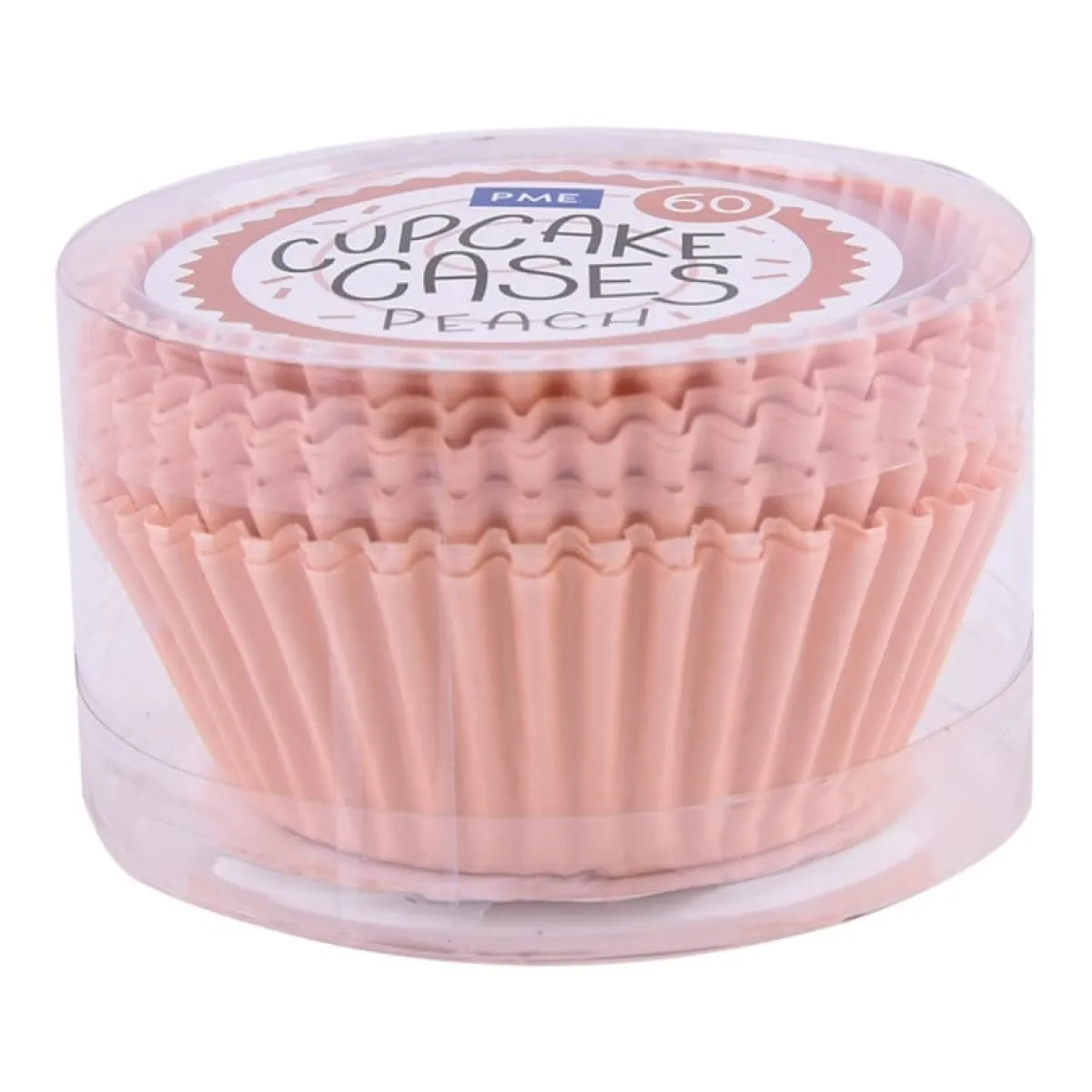 PME Cupcake Vormpjes Peach 60 stuks New