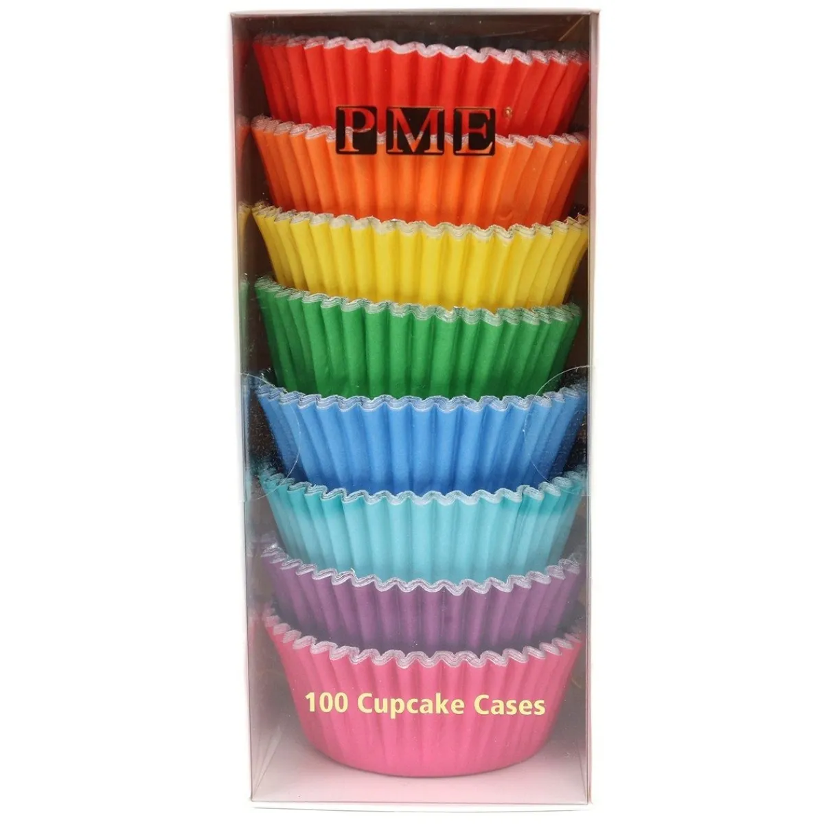 PME Cupcake Vormpjes Regenboog Mix 100 stuks Clearance