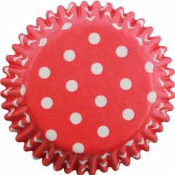 PME Cupcake Vormpjes Rood polka dots 30 stuks Best
