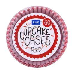 PME Cupcake Vormpjes Rood 60 stuks Best