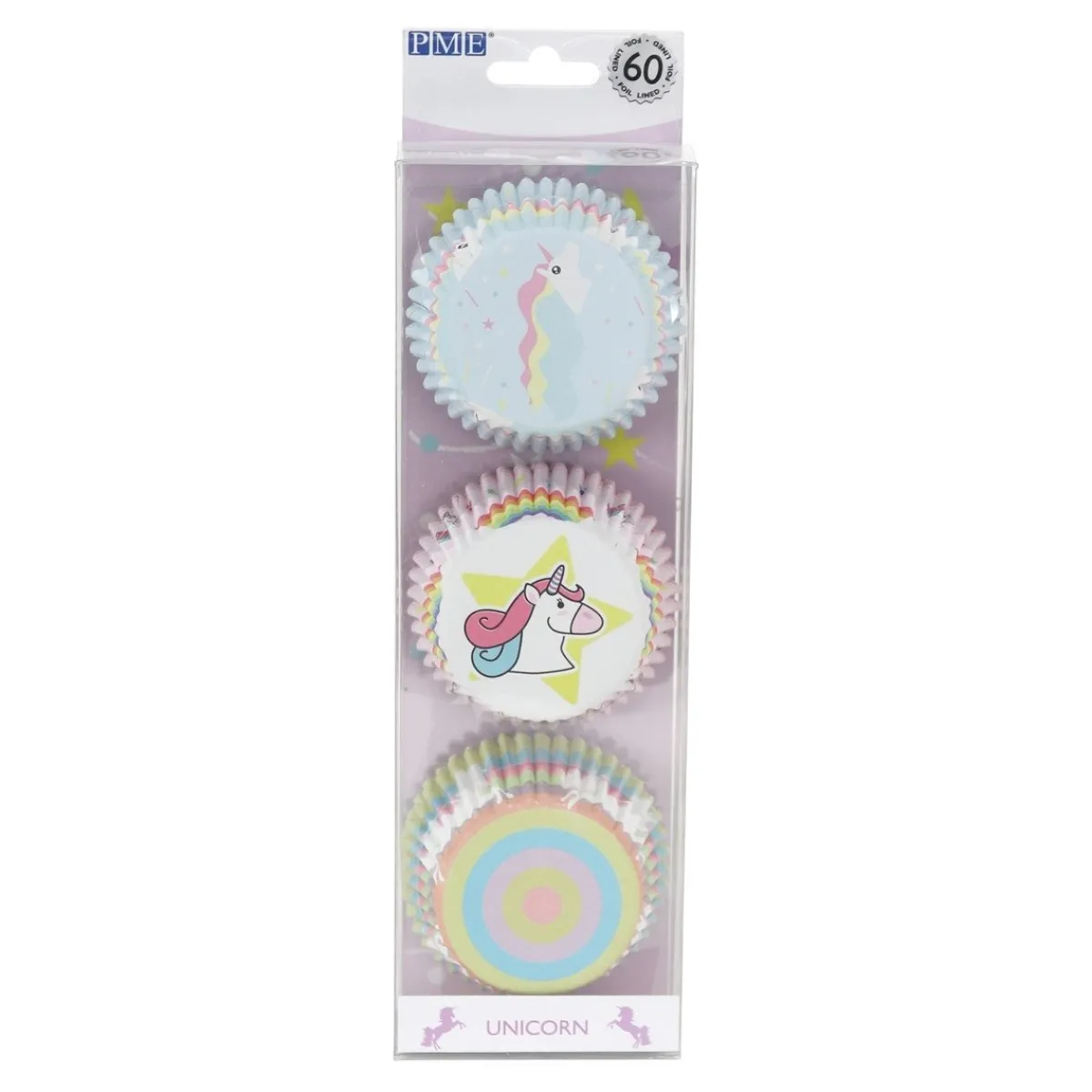 PME Cupcake Vormpjes Unicorn 60 stuks Outlet