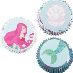PME Cupcake Vormpjes Zeemeermin 60 stuks