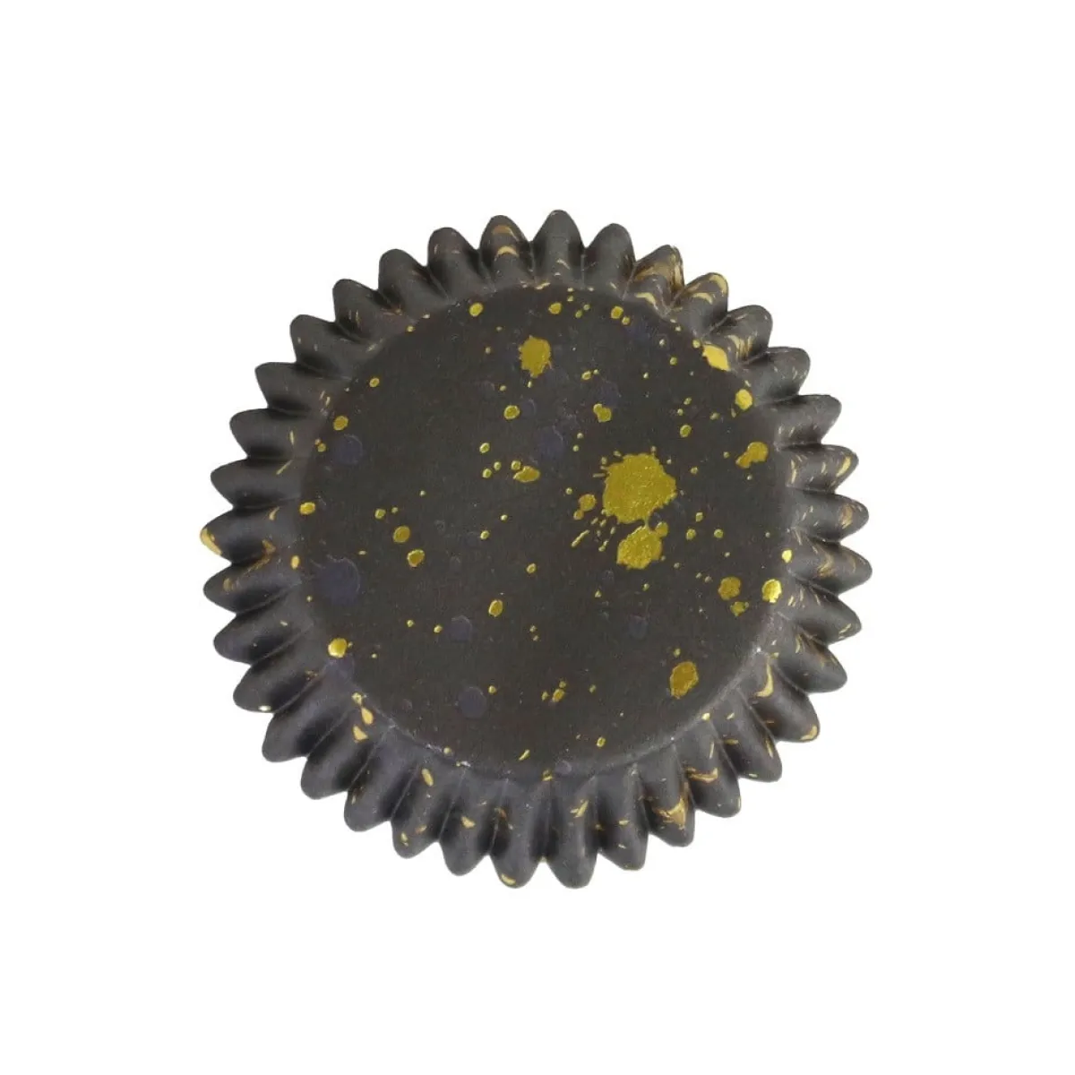 PME Cupcake Vormpjes Zwart met Goud 30 stuks New