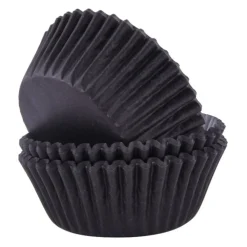 PME Cupcake Vormpjes Zwart 60 stuks Hot