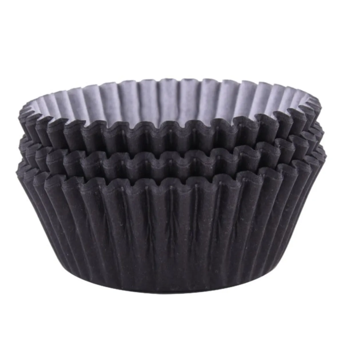 PME Cupcake Vormpjes Zwart 60 stuks Hot