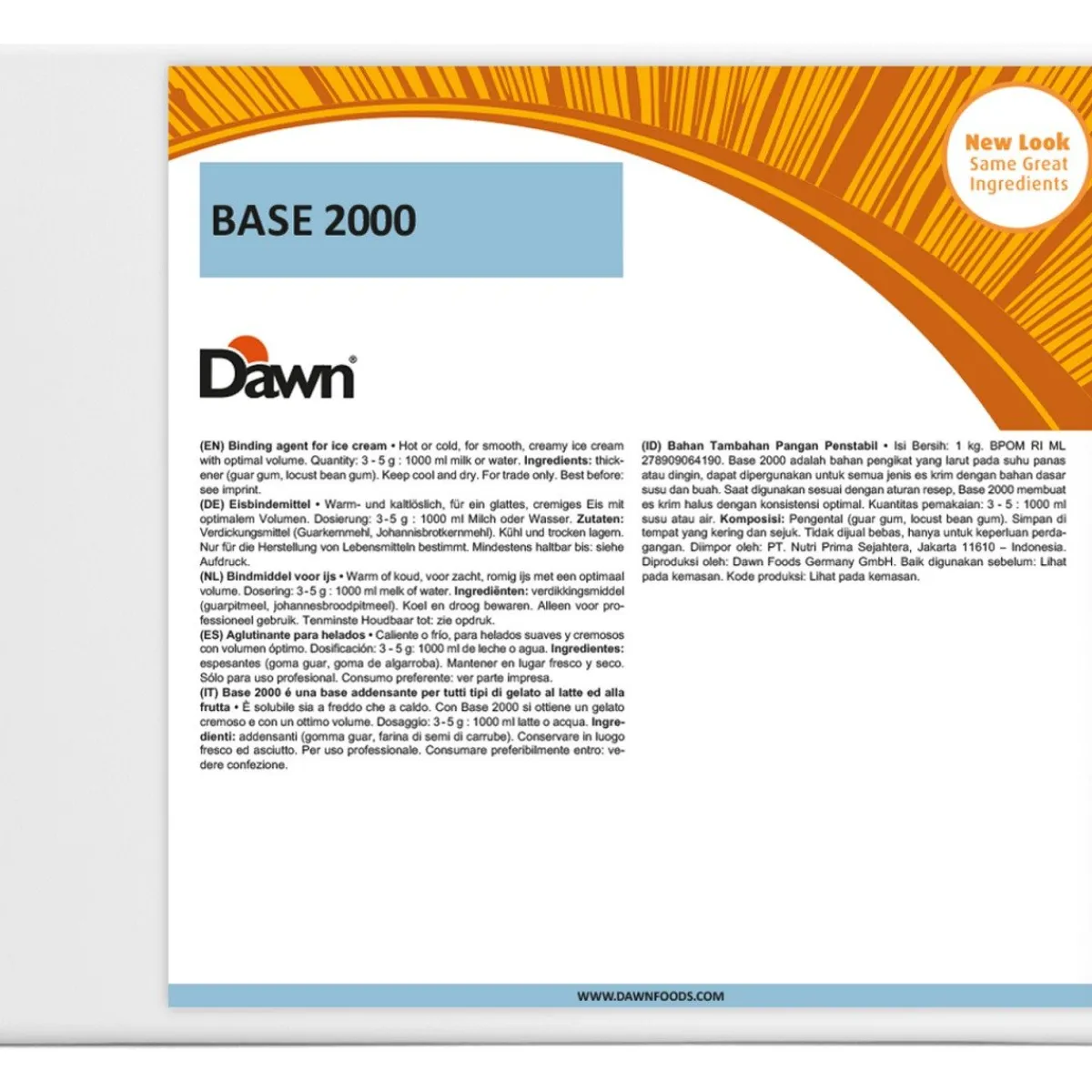 Dawn Basis 2000 Bindmiddel 1kg Discount
