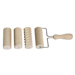 Overig Deegsnijder Hout met Verwisselbare Rollers 11cm Ø4cm