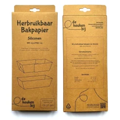 De Keukenbij Herbruikbaar Bakpapier Cake Siliconen 18-31cm Sale
