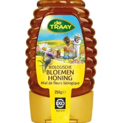 De Traay Bloemenhoning Biologisch 250g** New
