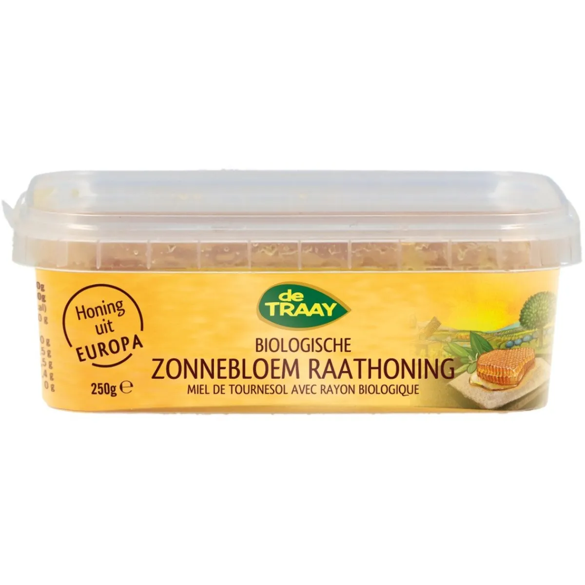 De Traay Zonnebloemraathoning Biologisch 250g Hot