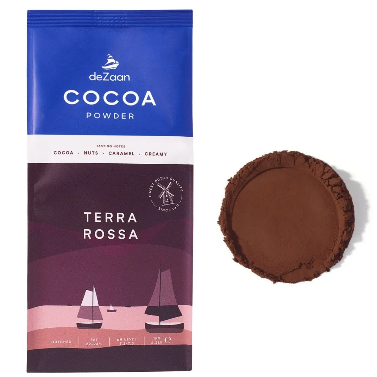 De Zaan deZaan Cacaopoeder Terra Rossa 1kg**