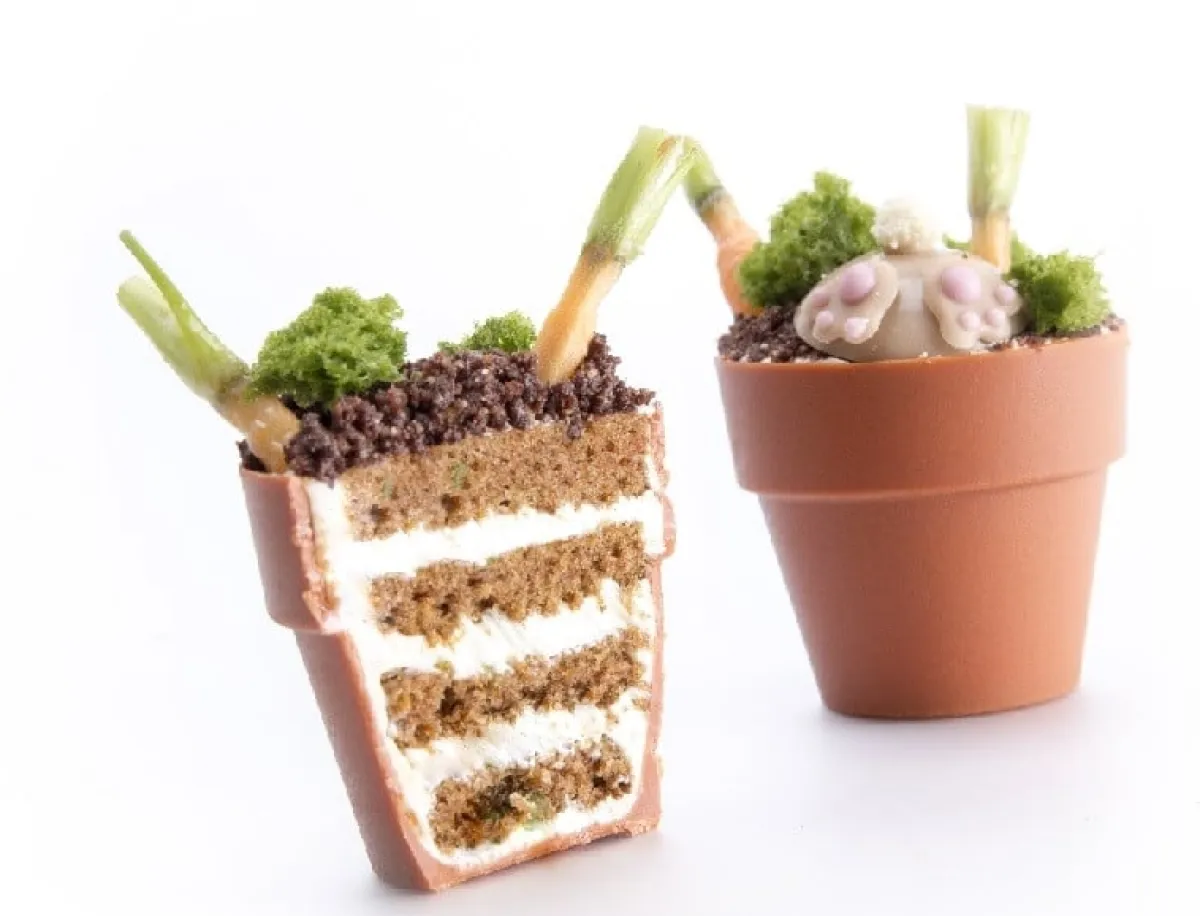 Dobla Chocoladedecoratie Bloempot Large (28 stuks) Best