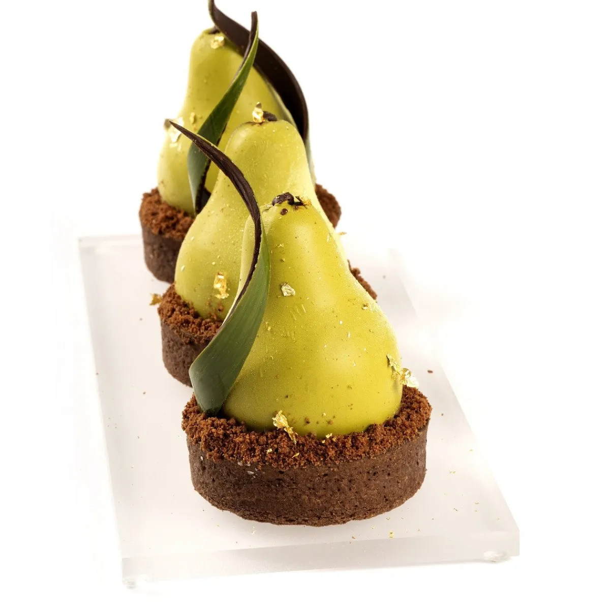 Dobla Chocoladedecoratie Blad Groen (80 stuks) Hot