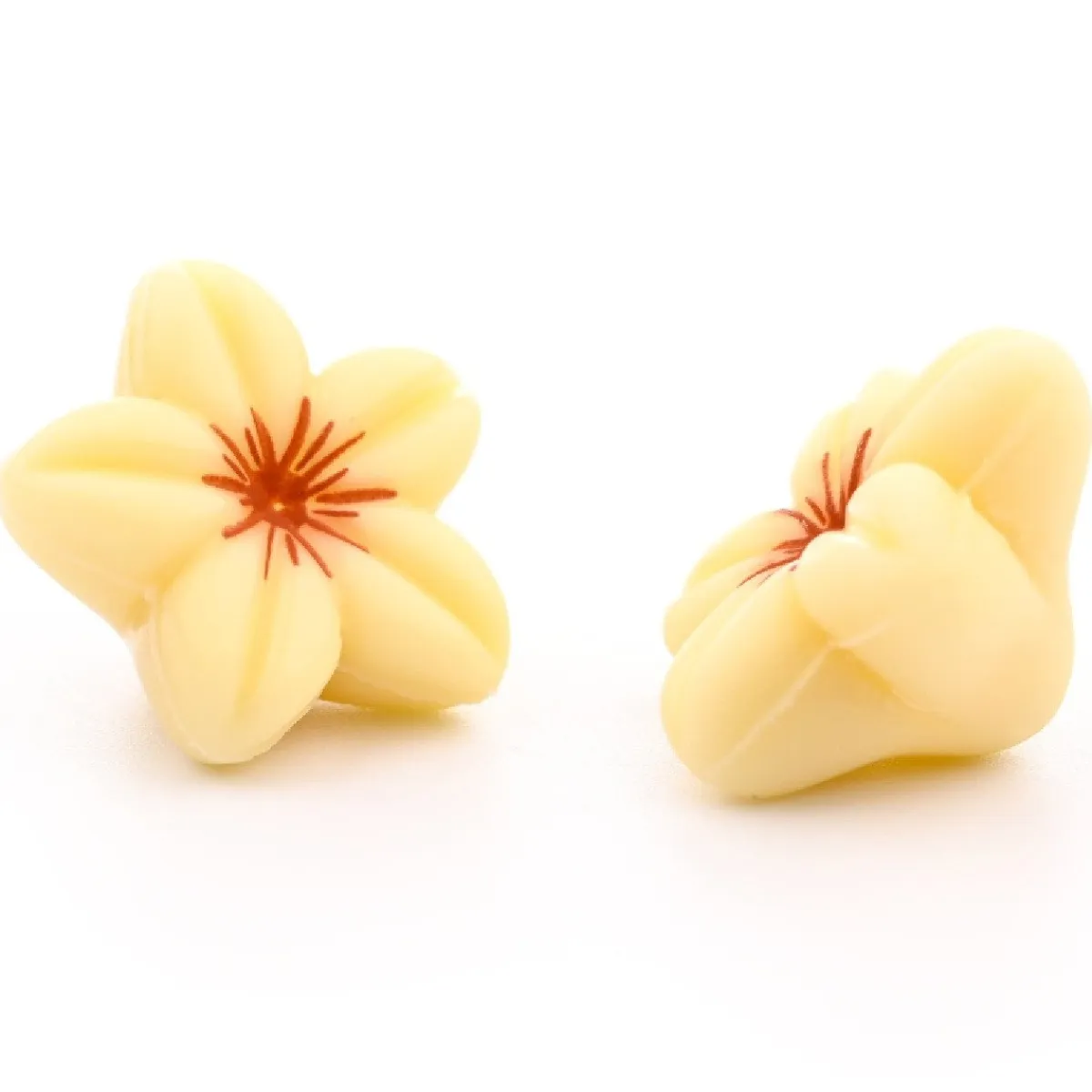 Dobla Chocoladedecoratie Bloem Wit (80 stuks) Sale