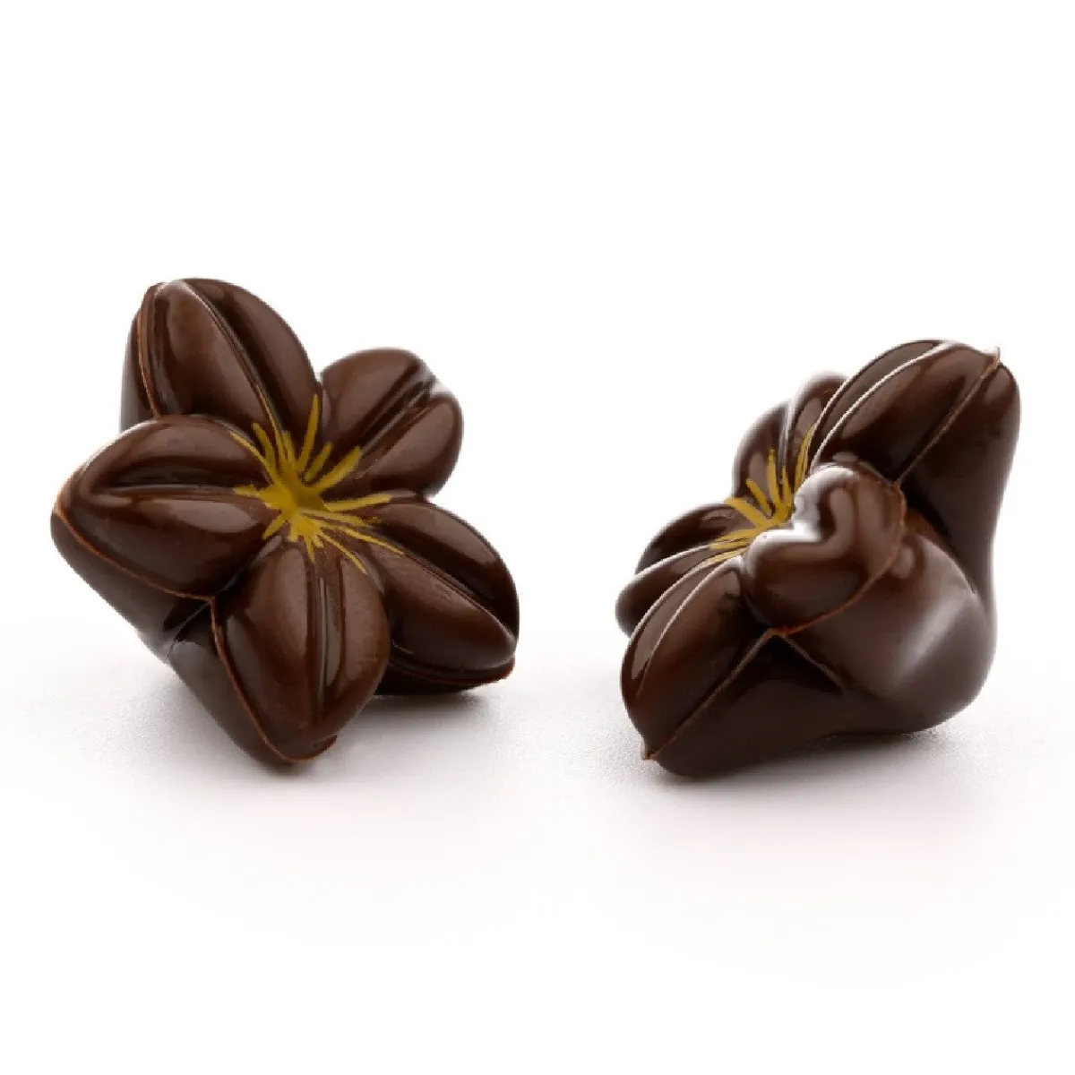 Dobla Chocoladedecoratie Bloem Puur (80 stuks) Best