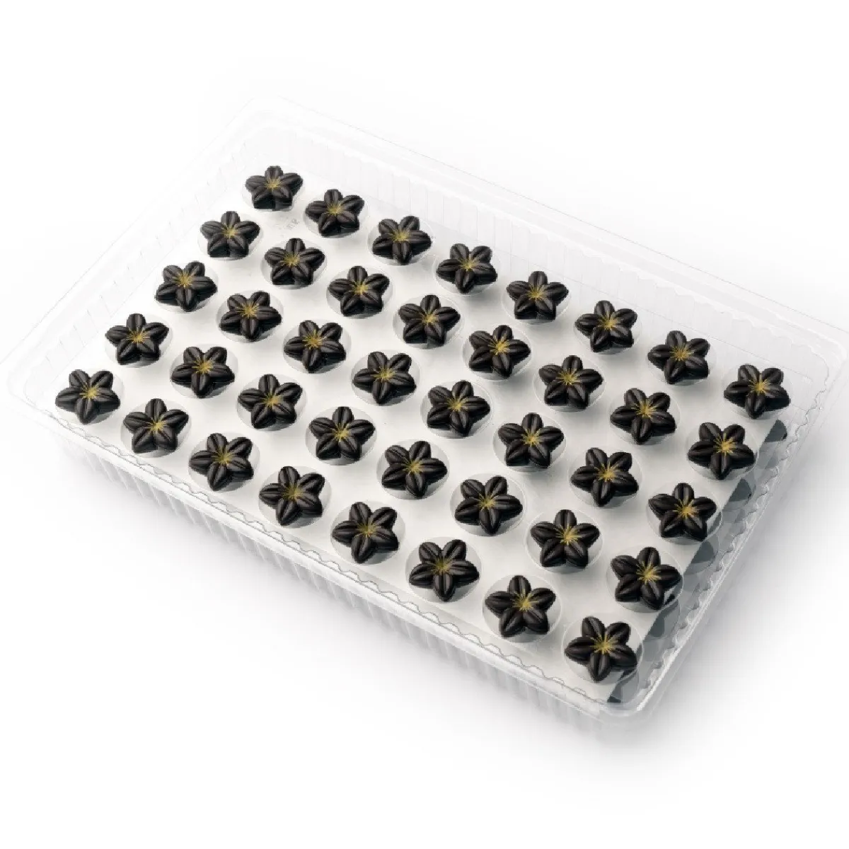 Dobla Chocoladedecoratie Bloem Puur (80 stuks) Best