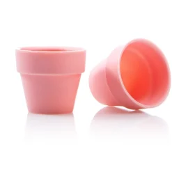 Dobla Chocoladedecoratie Bloempot Large Roze (28 stuks) Clearance