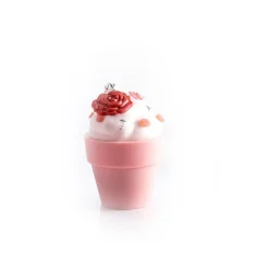 Dobla Chocoladedecoratie Bloempot Large Roze (28 stuks) Clearance