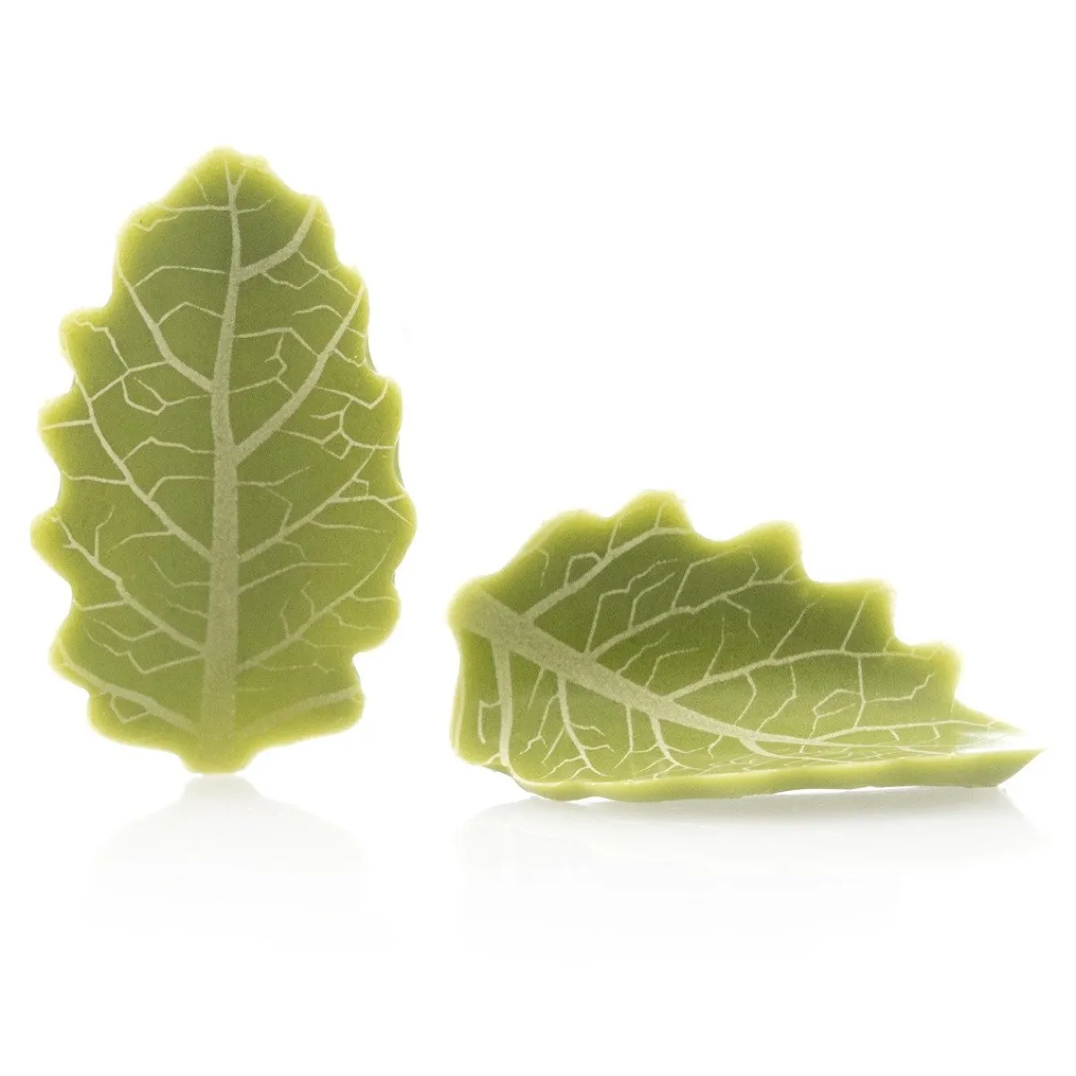 Dobla Chocoladedecoratie Gebogen Blad Groen (144 stuks) Outlet