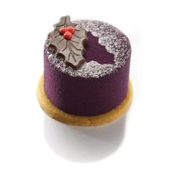 Dobla Chocoladedecoratie Hulstblad Puur met Bes (182 stuks) Best