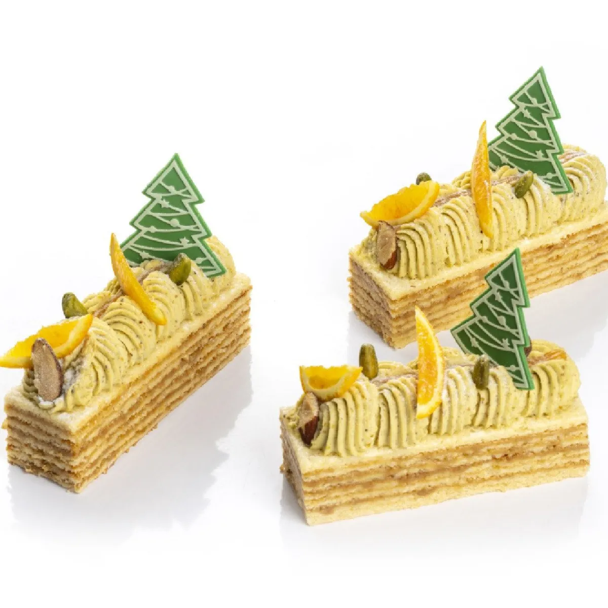 Dobla Chocoladedecoratie Kerstboom Groen (72 stuks) Discount