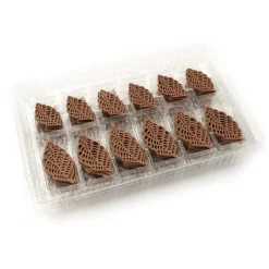 Dobla Chocoladedecoratie Lace Blaadjes Assortiment (144st) New