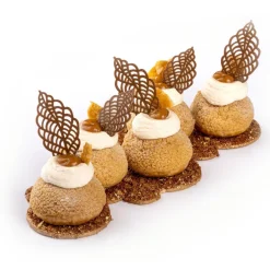 Dobla Chocoladedecoratie Lace Blaadjes Assortiment (144st) New