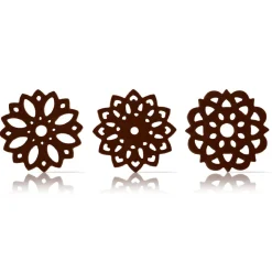 Dobla Chocoladedecoratie Lace Bloemen Puur (216 stuks) Sale