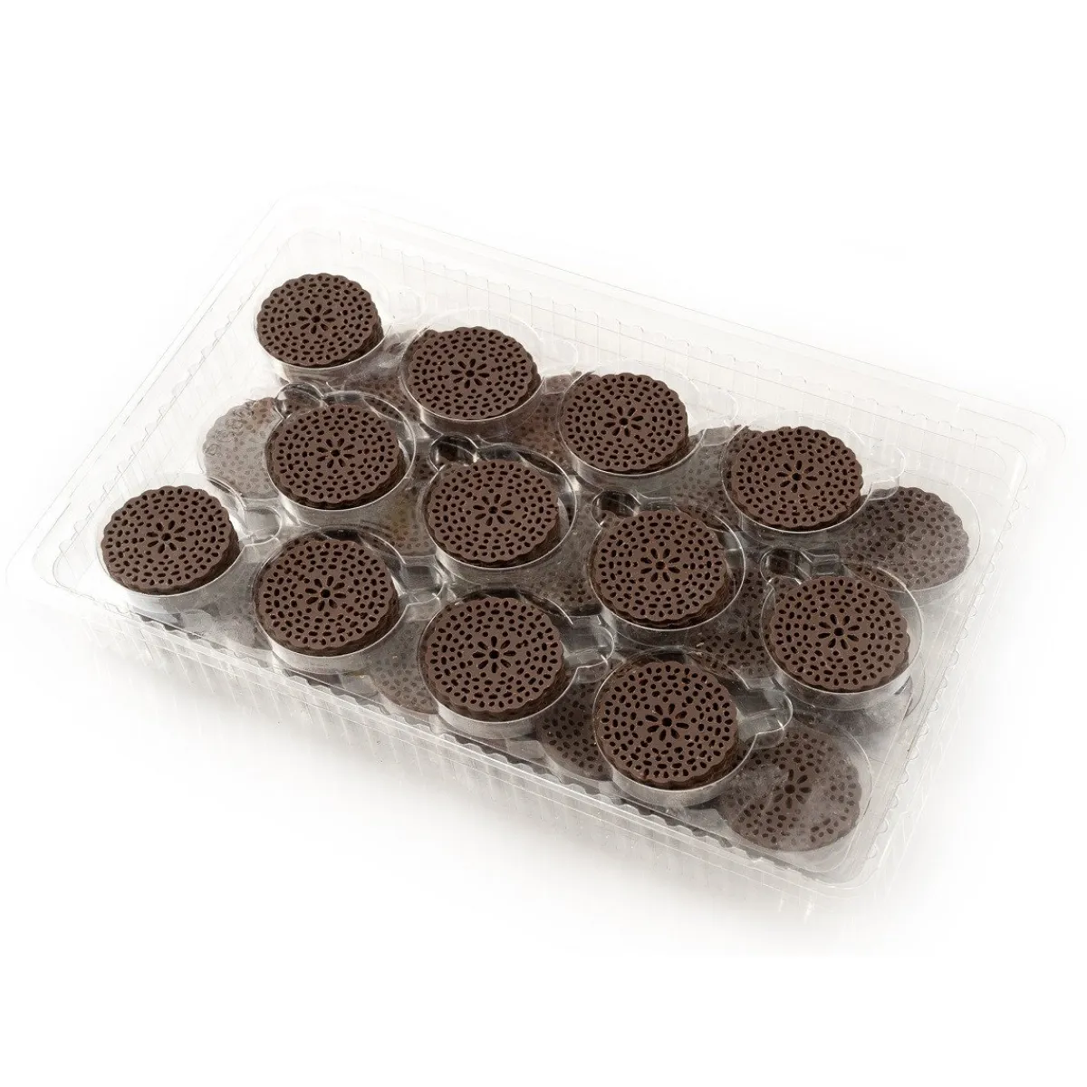 Dobla Chocoladedecoratie Lace Rond (216 stuks) Online