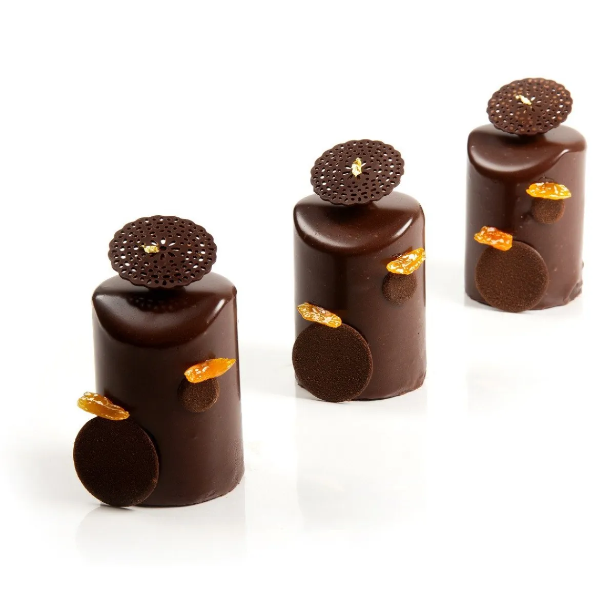 Dobla Chocoladedecoratie Lace Rond (216 stuks) Online