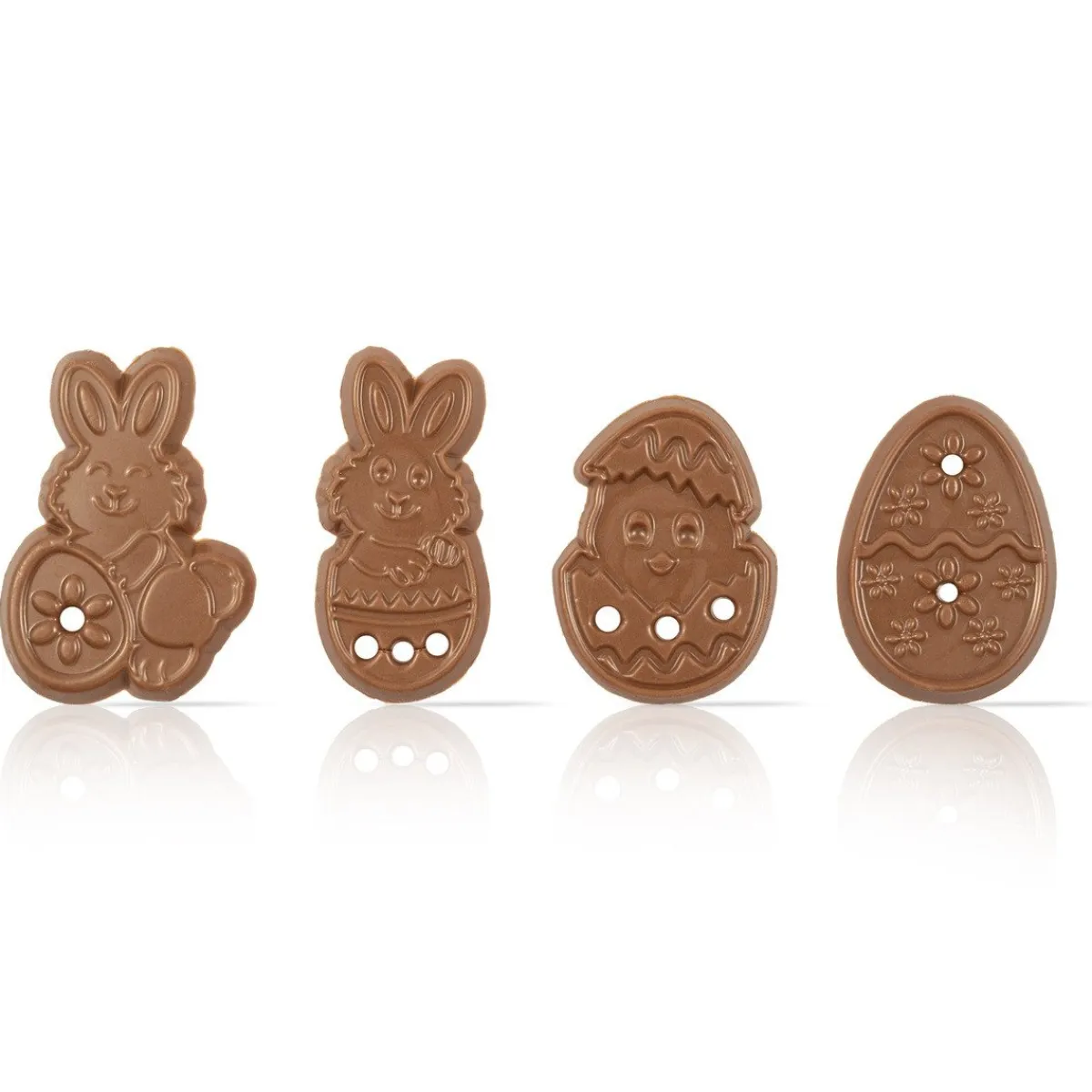Dobla Chocoladedecoratie Pasen Assortiment Melk (258 stuks)