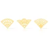 Dobla Chocoladedecoratie Waaier Assortiment Wit (216 stuks) New