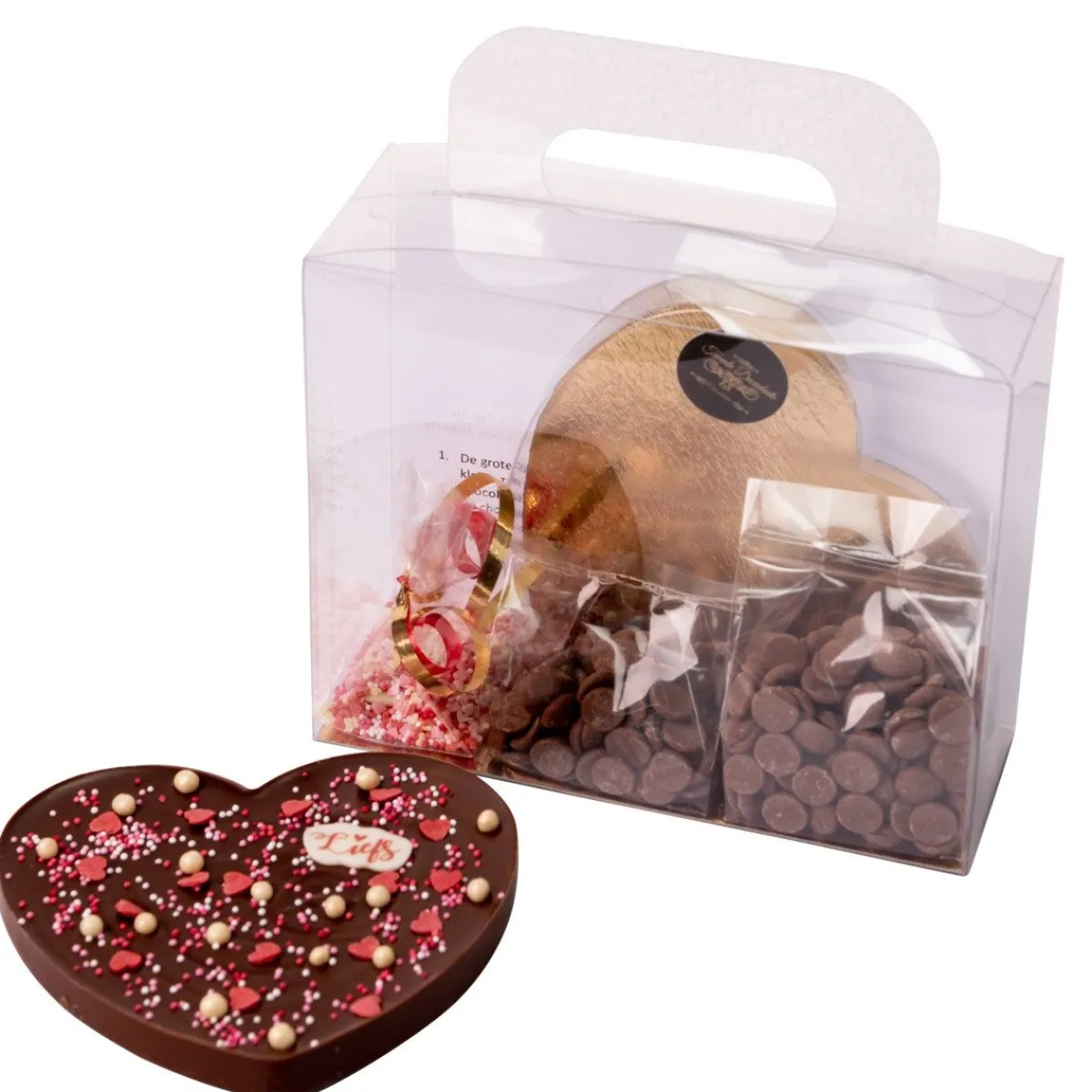 Overig Doe-Het-Zelf Chocolade Hart Pakket Melk Online