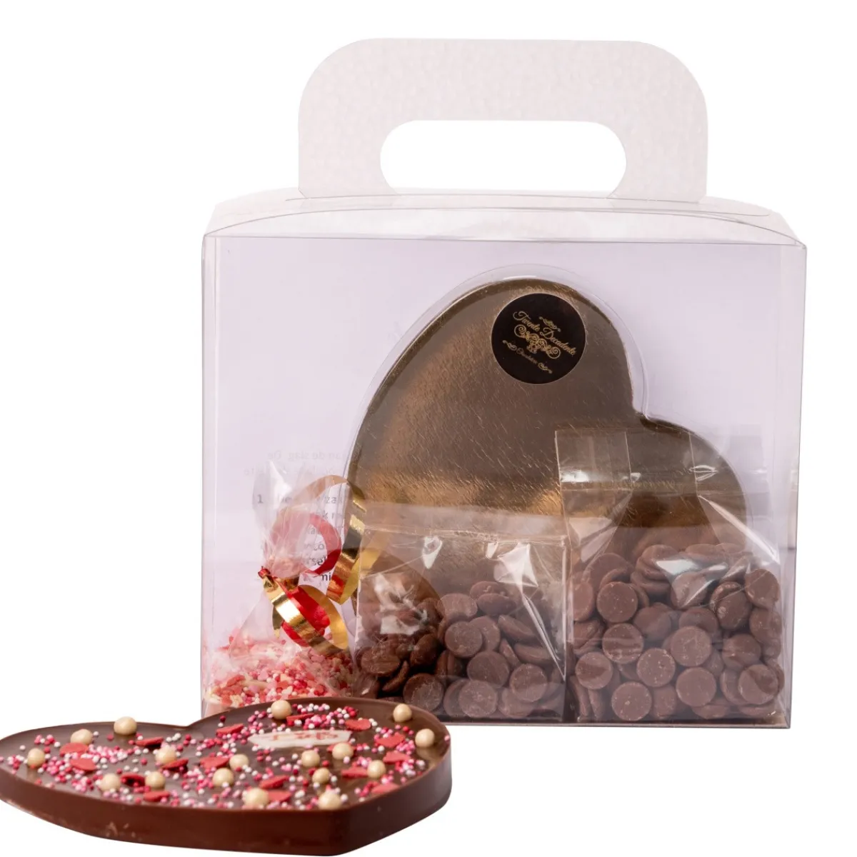 Overig Doe-Het-Zelf Chocolade Hart Pakket Melk Online