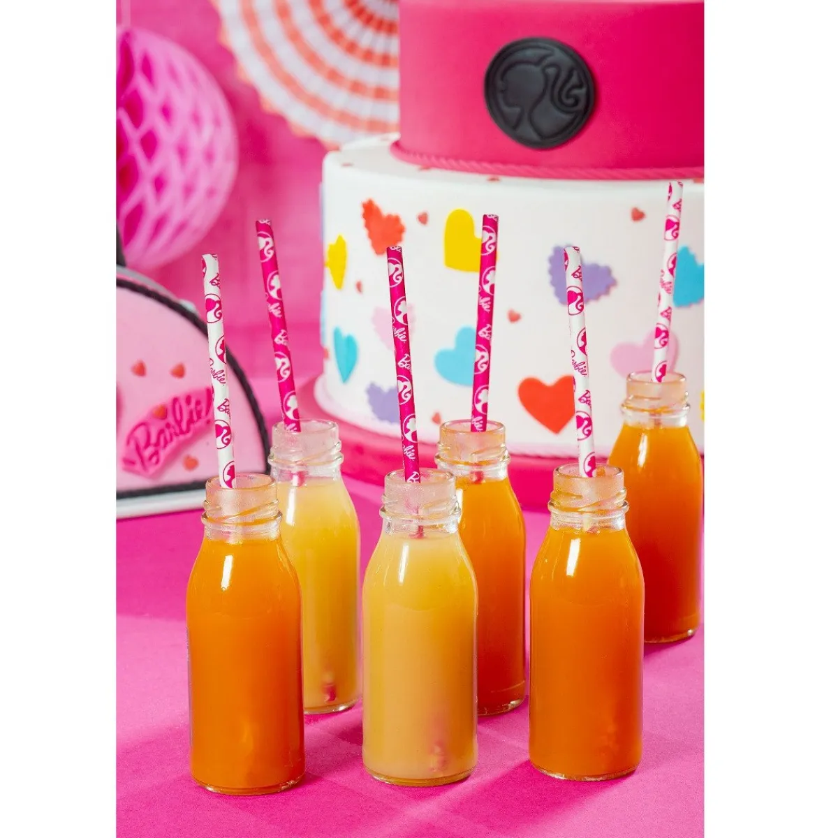 Decora Drinkrietjes Papier Barbie 80st. Online