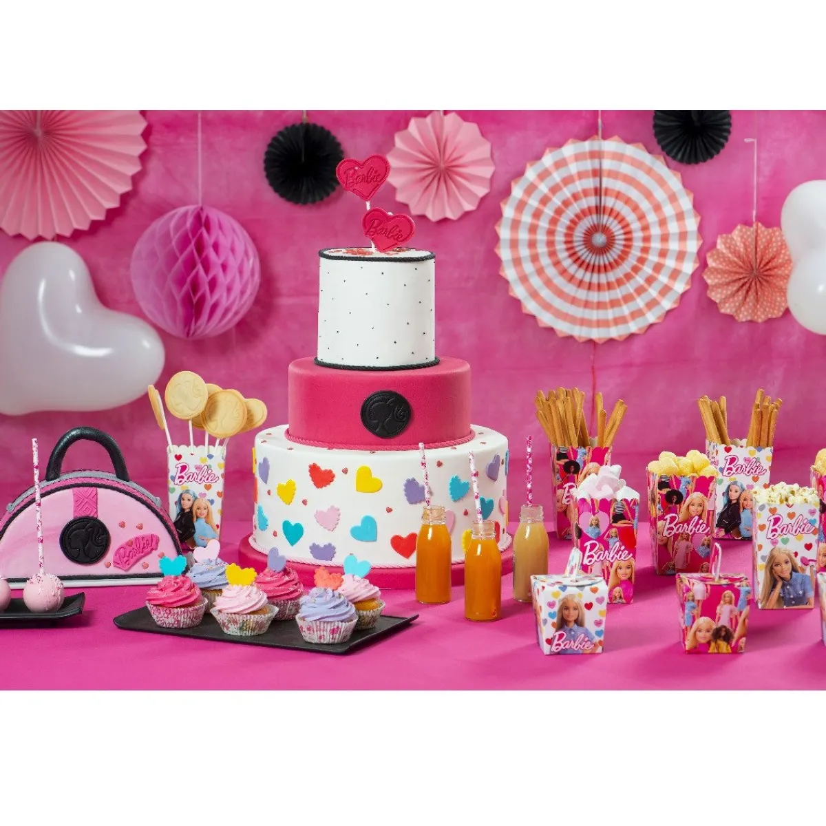 Decora Drinkrietjes Papier Barbie 80st. Online