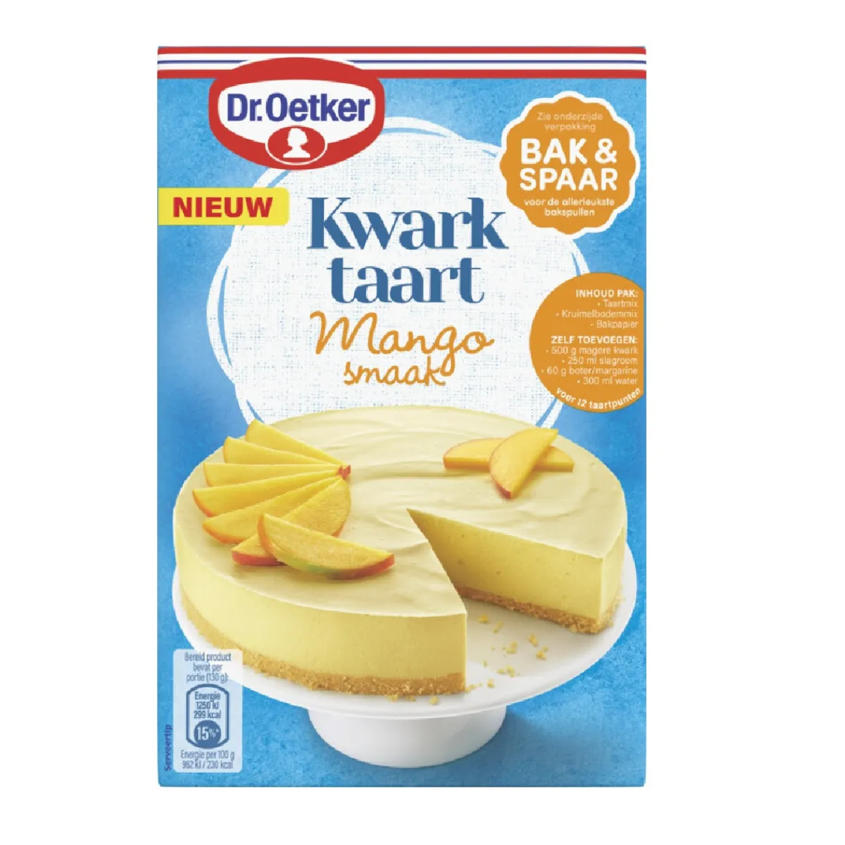 Dr. Oetker Kwarktaart Mango Mix 440g Outlet