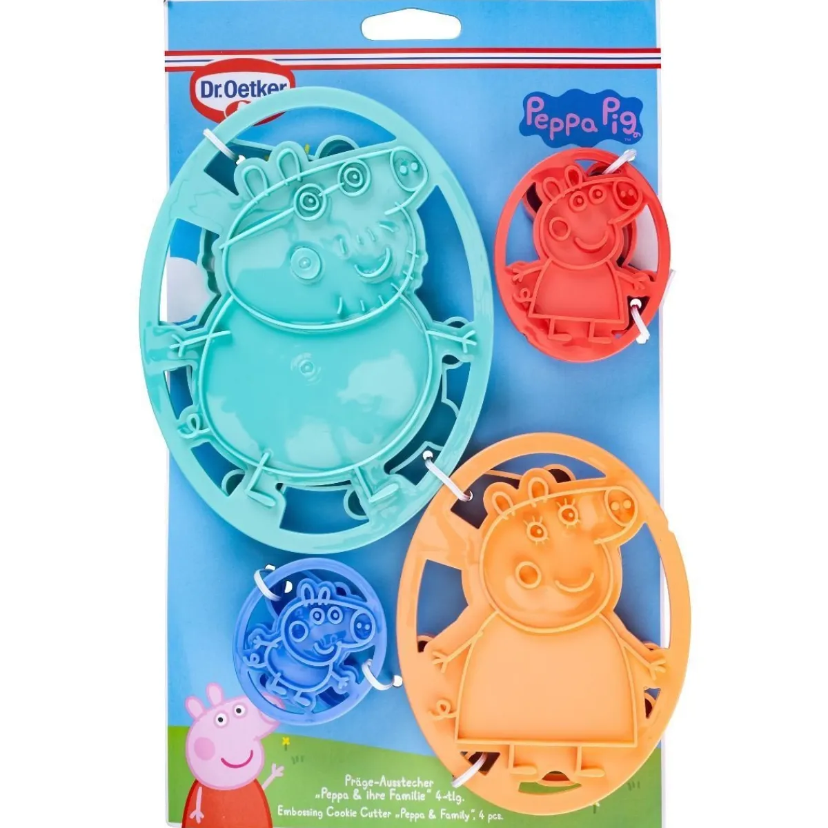 Dr. Oetker Dr.Oetker Peppa Pig Uitstekers en Stempels Set/4