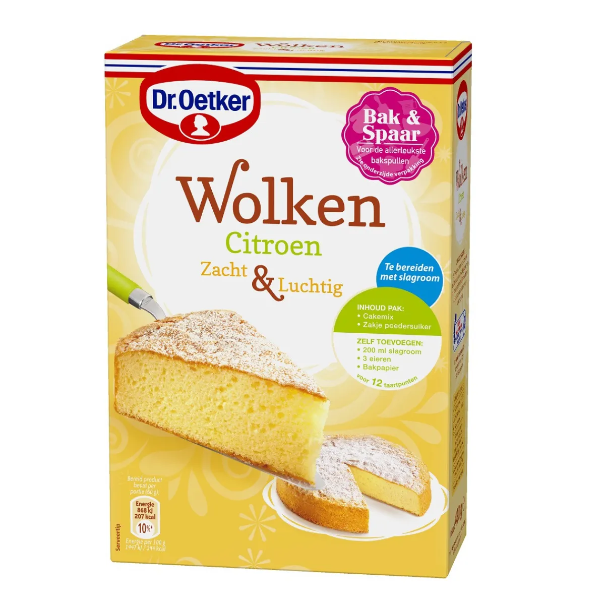 Dr. Oetker Wolken Citroencake Mix 430g Online